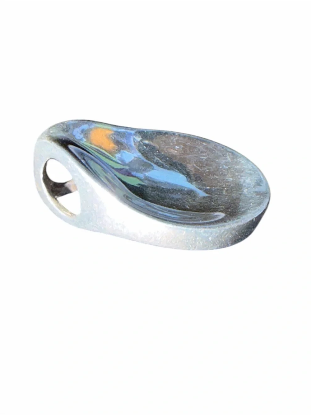 Modernist sterling silver pendant